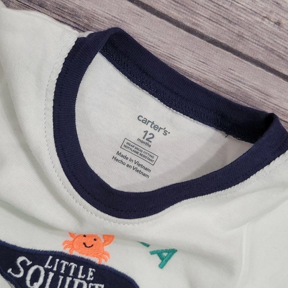 Carters Toddler Boy 12 Mo Shirts Shorts Bundle 720 - Picture 13 of 16